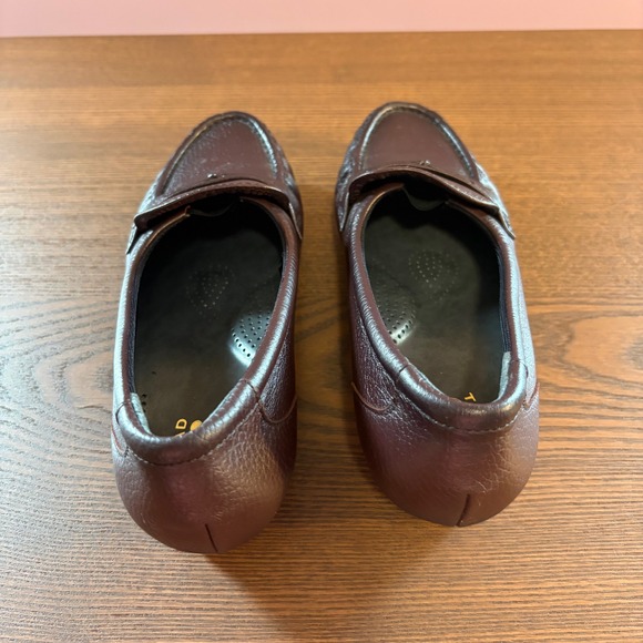 SAS Tripad Comfort Loafers Womens 8.5 M Burgundy Leather Wedge Slip On Shoes USA - Picture 9 of 9